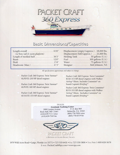 Packet Craft 360 Brochure