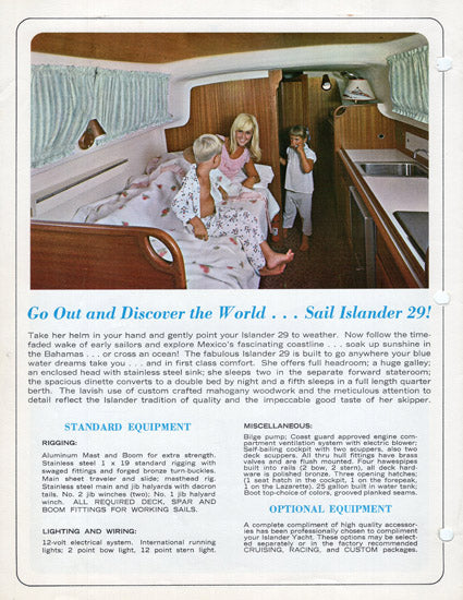 Islander 29 Brochure