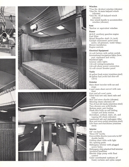 Islander 37 Brochure – SailInfo I boatbrochure.com