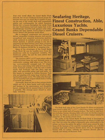 Grand Banks 50 Brochure