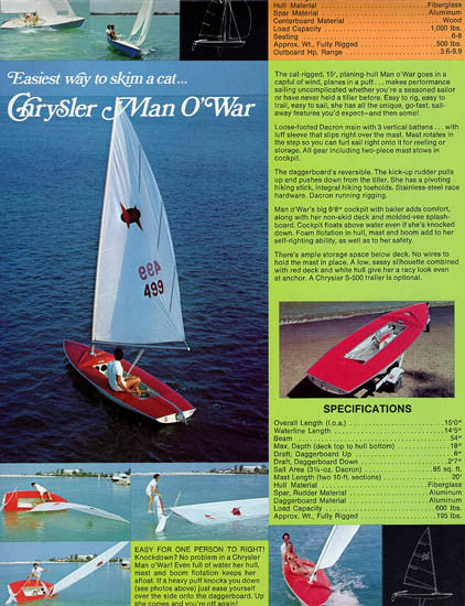 Chrysler 1972 Sailboat Brochure