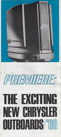 Chrysler 1966 Outboard Brochure