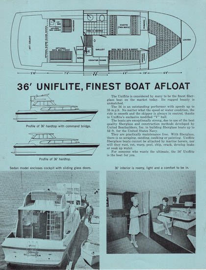 Uniflite 36 Cruiser Brochure