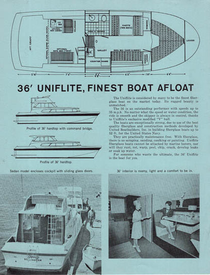 Uniflite 36 Cruiser Brochure