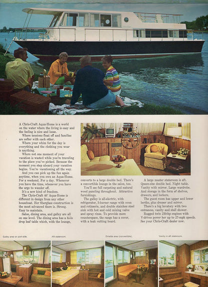 Chris Craft Aqua Home 46 Brochure