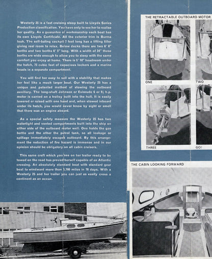 Westerly 25 Brochure