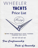 Wheeler 1961 Price List Brochure