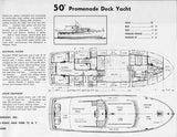 Wheeler 50 Promenade Deck Yacht Specification Brochure