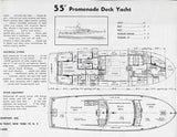 Wheeler 55 Promenade Deck Yacht Specification Brochure