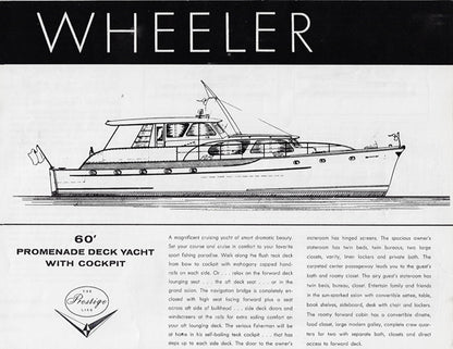 Wheeler 60 Promenade Deck Yacht Specification Brochure