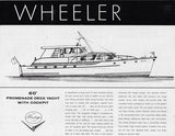Wheeler 60 Promenade Deck Yacht Specification Brochure