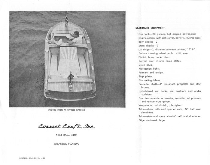 Correct Craft Star Flite 17 Brochure