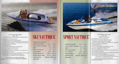 Correct Craft 1995 Nautiques Brochure / Poster