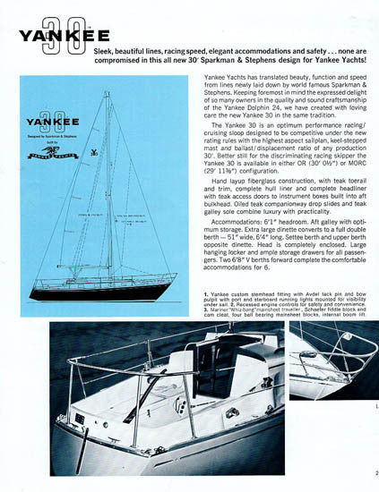 Yankee 30 Brochure