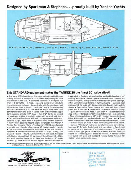 Yankee 30 Brochure