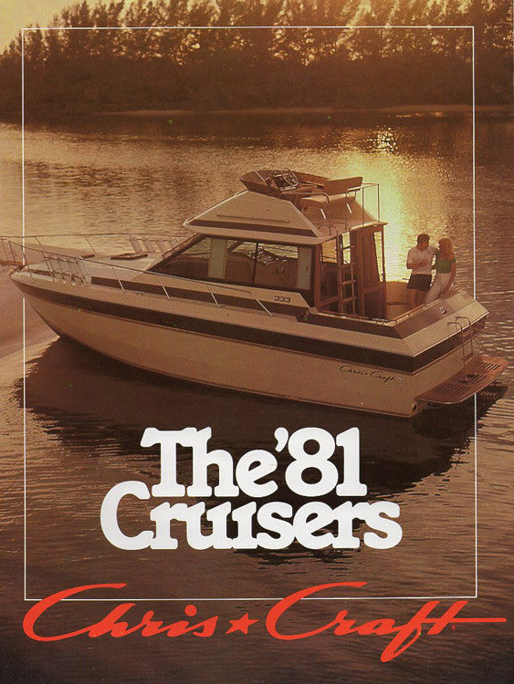 Chris Craft 1981 Cruisers Brochure