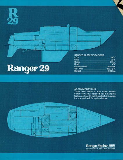 Ranger 29 Brochure
