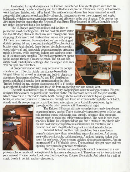 Ericson 35 Mark III Brochure