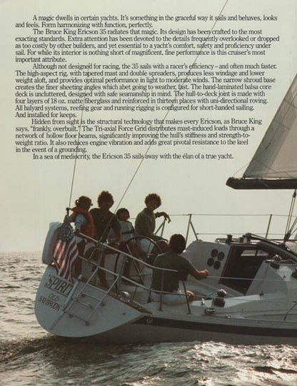 Ericson 35 Mark III Brochure