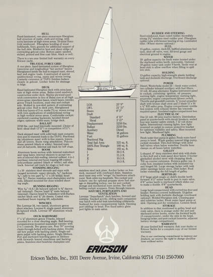 Ericson 26 Brochure