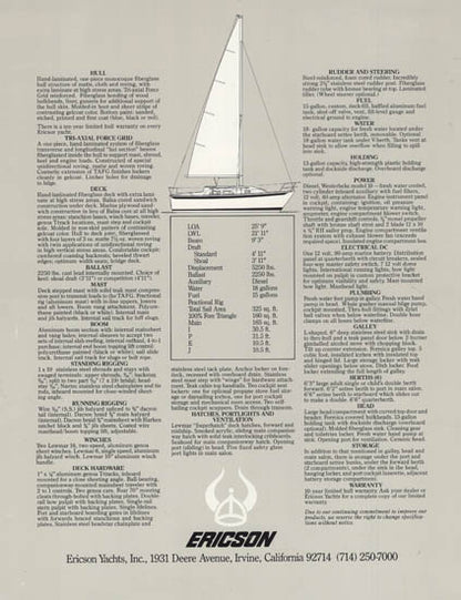 Ericson 26 Brochure