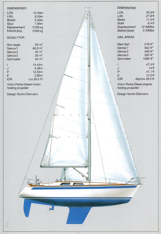 Sweden Yachts 340 Brochure