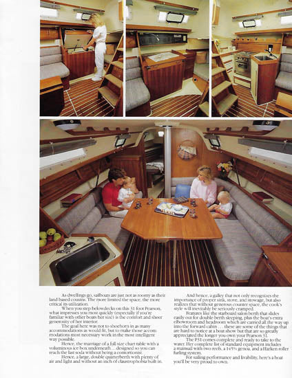 Pearson 31 Brochure