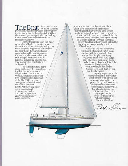 Pearson 31 Brochure