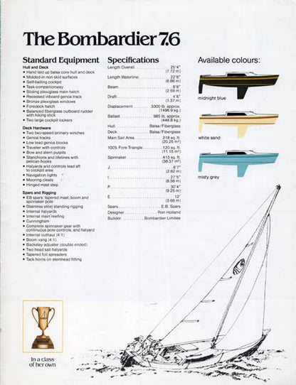 Bombardier 7.6 Brochure