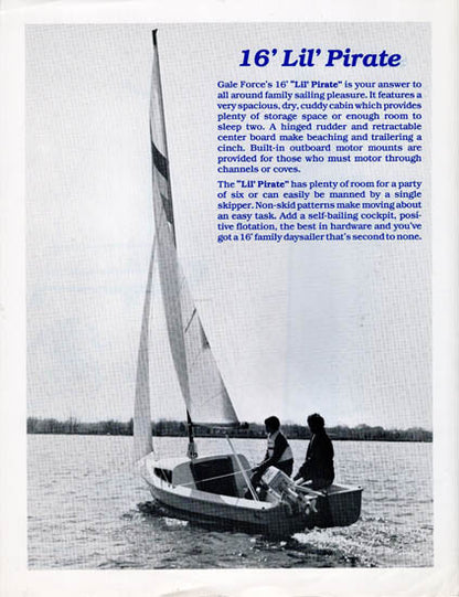 Gale Force LiÍ Pirate 16 Brochure