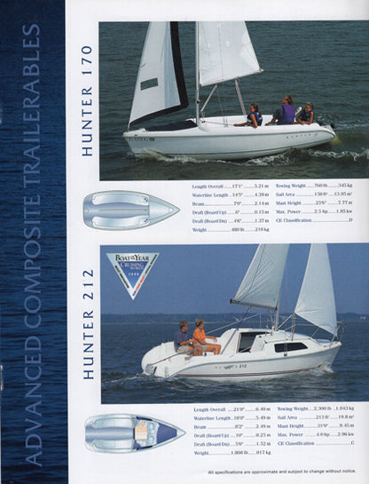 Hunter 2001 Brochure