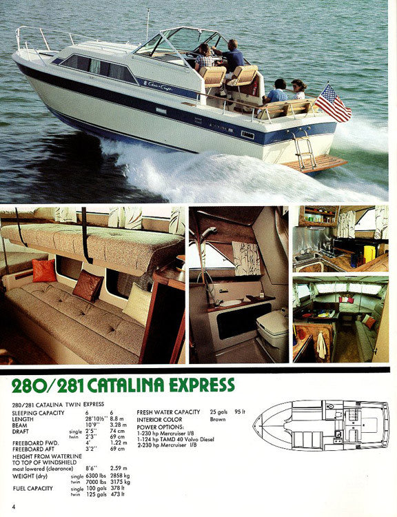 Chris Craft 1984 Cruisers Brochure