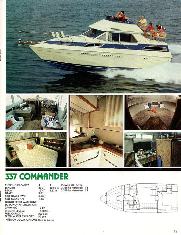 Chris Craft 1984 Cruisers Brochure