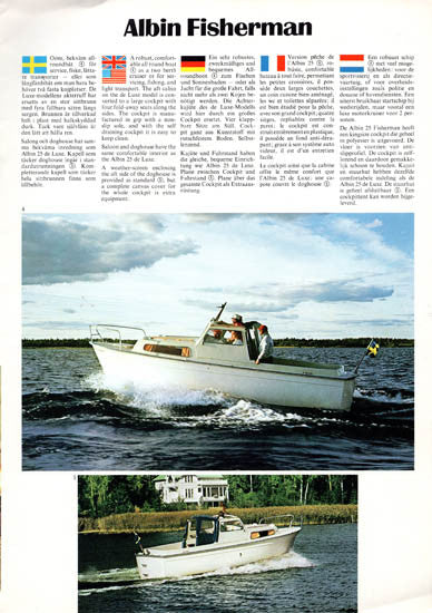 Albin 1975 Sail Brochure