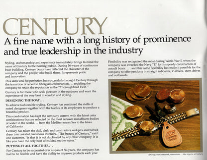 Century 1982 Brochure