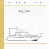 Carver 326 Motor Yacht Specification Brochure (2001)