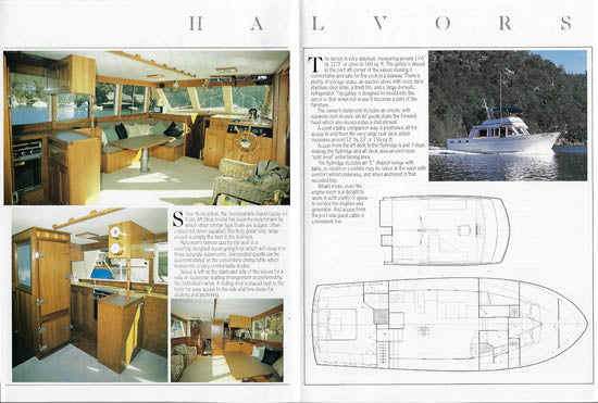 Island Gypsy 44 Flush Aft Deck Motor Cruiser Brochure