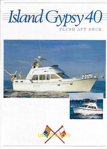 Island Gypsy 40 Flush Aft Deck Motor Cruiser Brochure