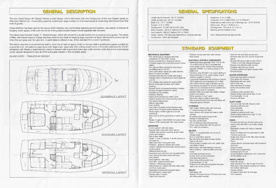 Island Gypsy 36 Clasic Trawler Brochure