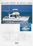 Island Gypsy 36 Quad Cabin Trawler Brochure