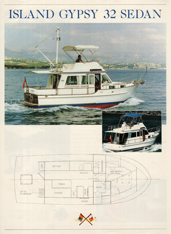 Island Gypsy 32 Sedan Trawler Brochure