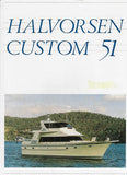 Halvorsen 51 Custom Motor Yacht Brochure