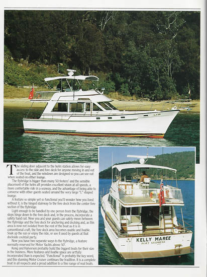 Kong & Halvorsen 44 Motor Cruiser Brochure