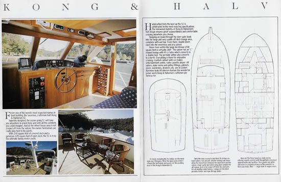 Kong & Halvorsen 51 Motor Yacht Brochure
