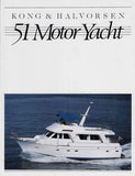 Kong & Halvorsen 51 Motor Yacht Brochure