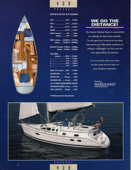 Hunter 420 Passage Brochure