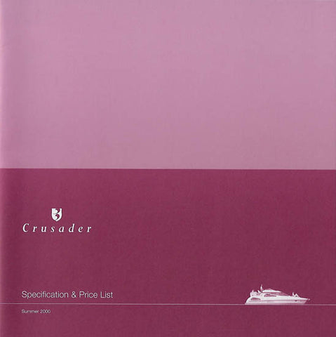 Birchwood 2000 Crusader Specification Brochure