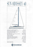 Jeanneau Sun Odyssey 40 Specification Brochure