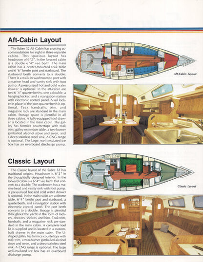Sabre 32 Brochure