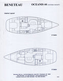 Beneteau 44 Center Cockpit Specification Brochure